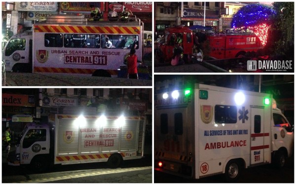 Davao Central 911 emergency vehicles