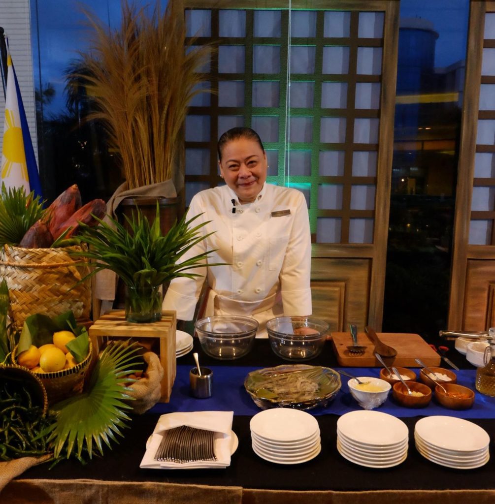 Chef Chel Galang-Yabut at Cafe Marco for the special Filipino buffet June 12-17 2017