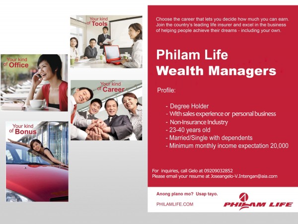 Philam Life job ad