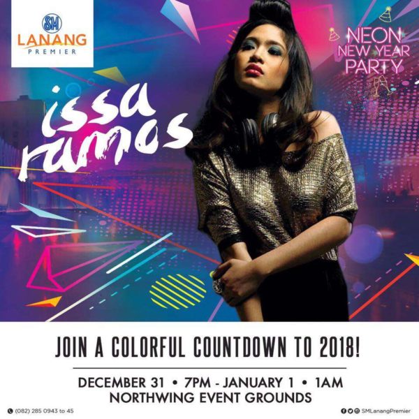 SM Lanang Neon New Year Party Issa Ramos
