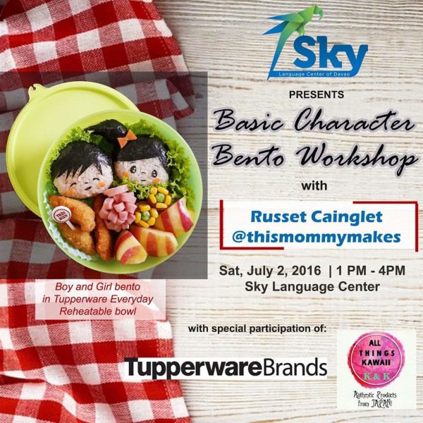 basic character bento workshop sky language center davao tupperware brands
