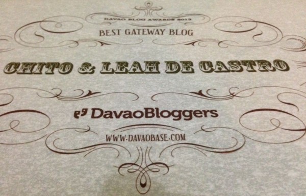 Best Gateway Blog - Davao Blog Awards