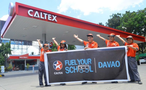caltex fuel for school davao 2016