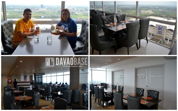 Breakfast at Horizon Cafe alongside a great view of Iloilo's skyline and nearby SM City Iloilo