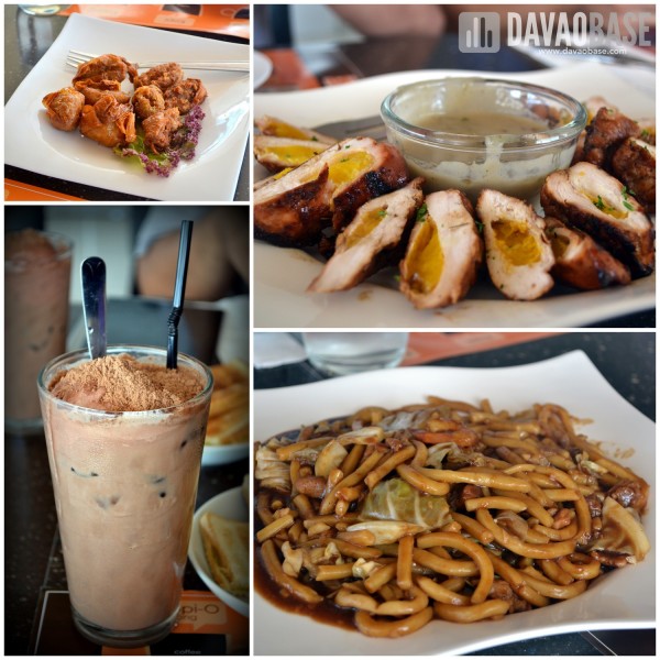 More dishes at Horizon Cafe. Clockwise from top left: Ngoh Hiang (handmade Chinese five-spice pork rolls), Grilled Chicken with Ripped Mangoes, Braised Hokkien Noodles, Milo Godzilla.