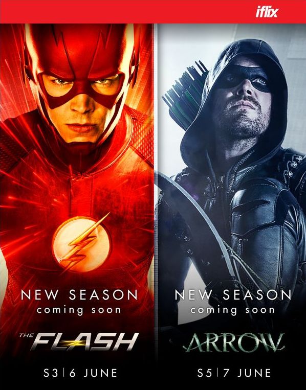 iflix flash arrow new season poster