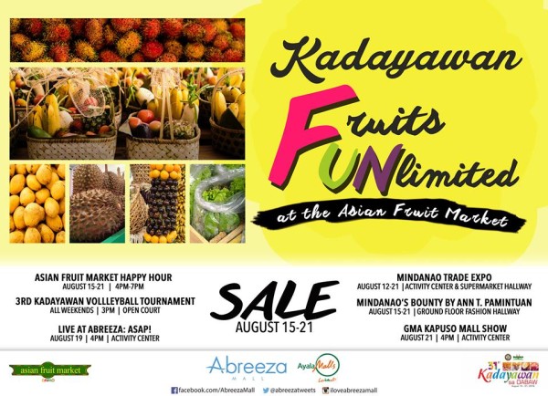 kadayawan 2016 abreeza asian fruit market
