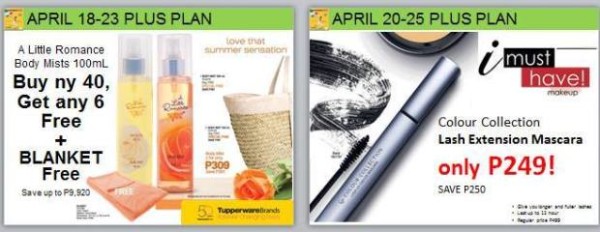 tupperware promo surprises plus plan discounted items