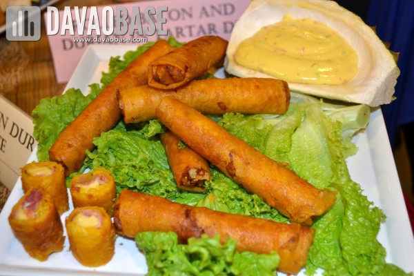 Rolled Bacon and Durian in Tartar Dip from Fiesta Dabaw
