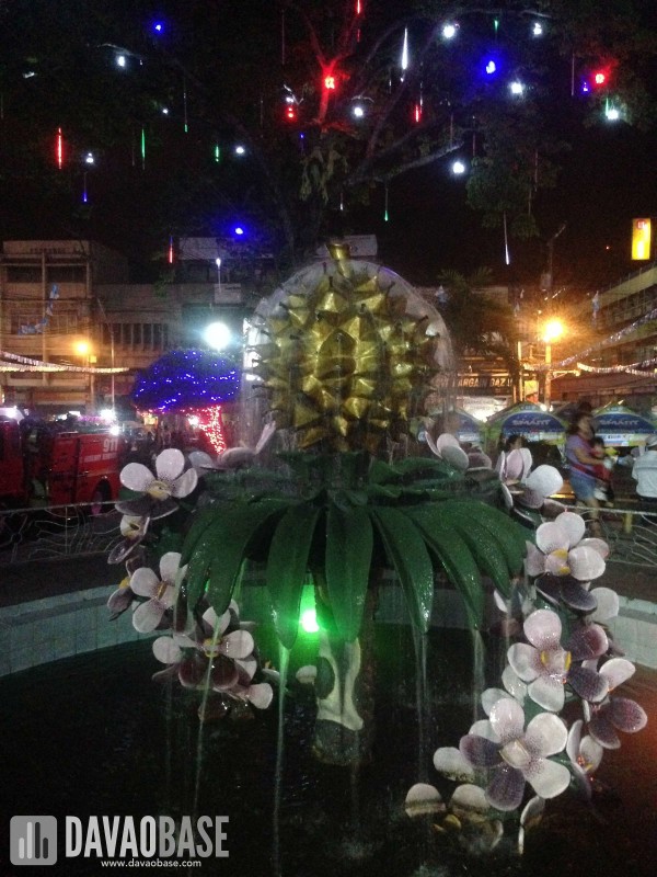 Davao durian water fountain