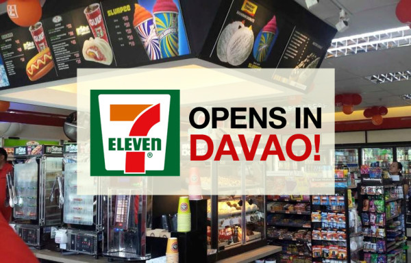 The first 7-Eleven store in Mindanao just opened! [Photo from Abreeza Mall]