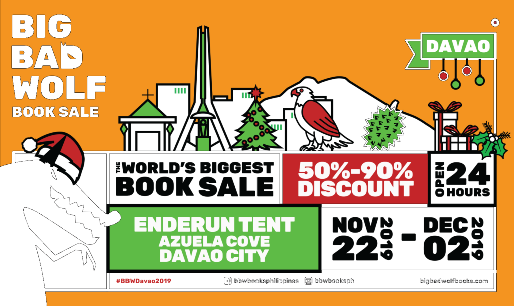 Big Bad Wolf Book Sale Davao 2019 starts November 22!