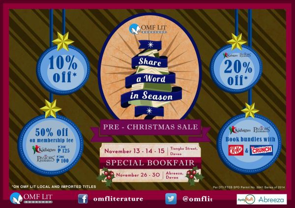 OMF Lit Pre-Christmas Sale Davao