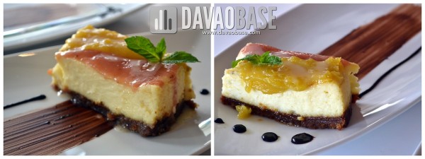 RBG bar and grill dessert durian mangosteen cheesecake