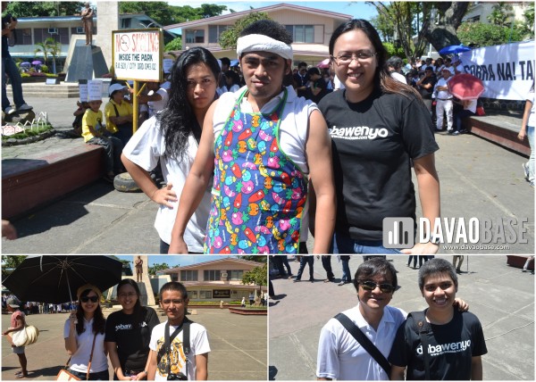 bloggers in Million People March Davao at Rizal Park