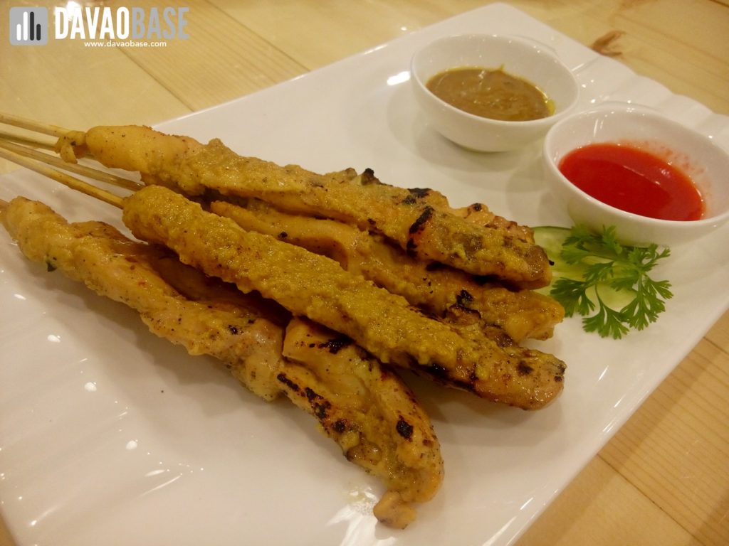 flavors of asia chicken satay with peanut and chili sauce