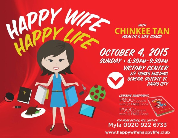 happy wife happy life chinkee tan