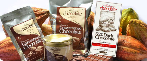 Malagos Chocolate products (image from the company Facebook page)