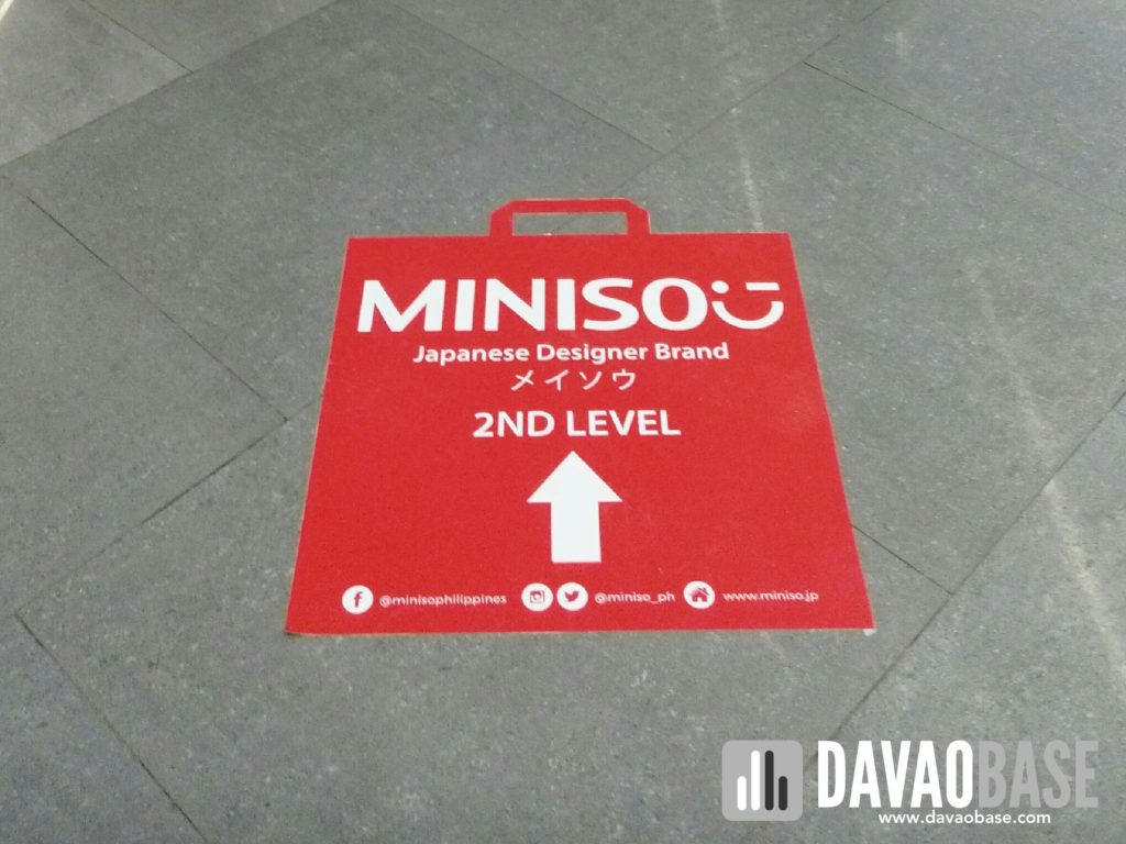 miniso davao now open at 2nd floor sm city davao